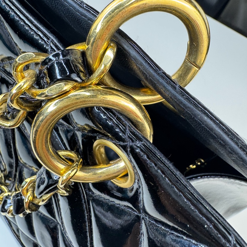 Chanel Timeless Patent Tote - Picture 10 of 12
